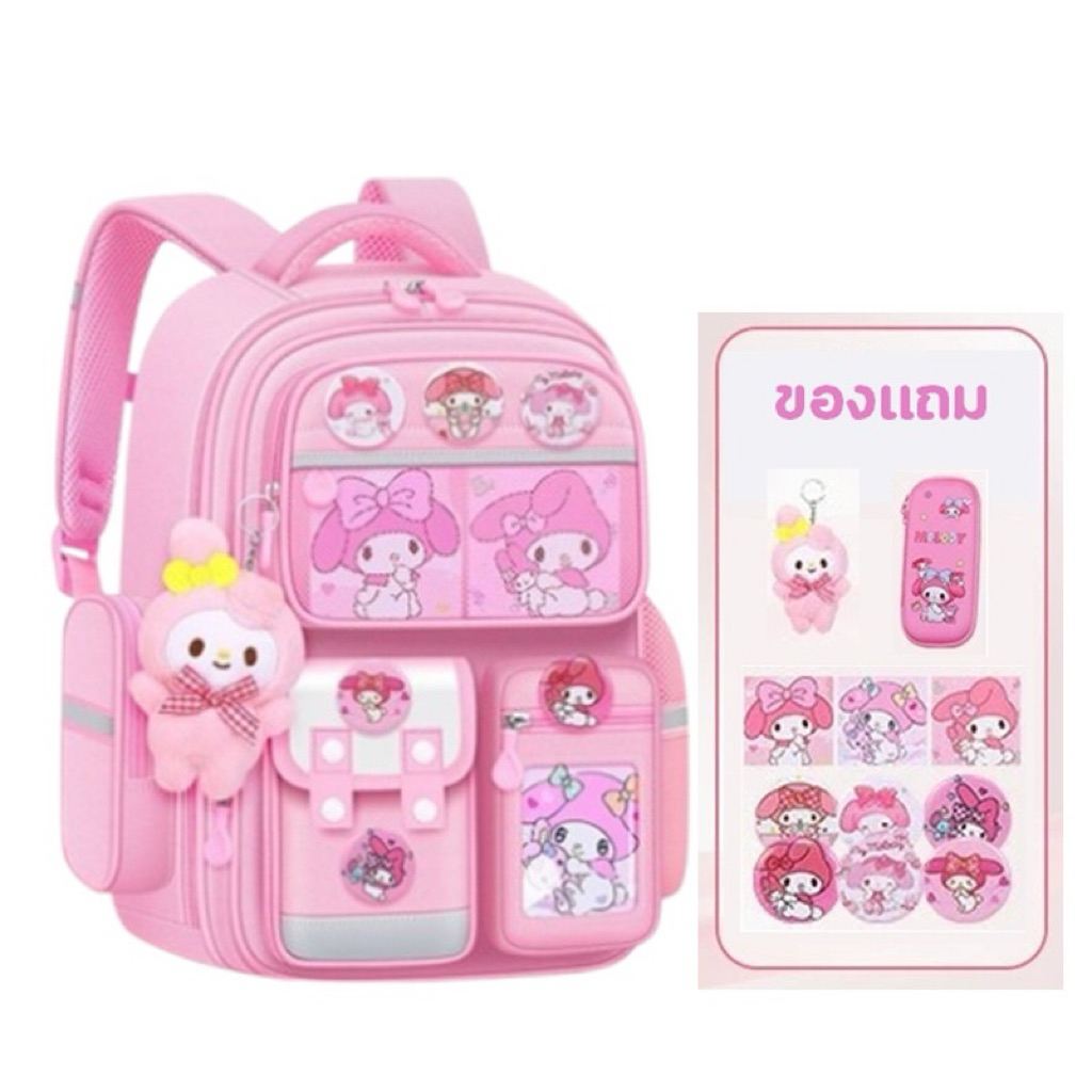 พร้อมส่งจากไทย (ทักแชทร้าขอใบเสร็จรับเงินได้) กระเป๋าเด็กนักเรียนอนุบาลและประถมศึกษา หุ่นยนต์ทรานฟอร์เมอร์มีที่ตา รูปที่ 7