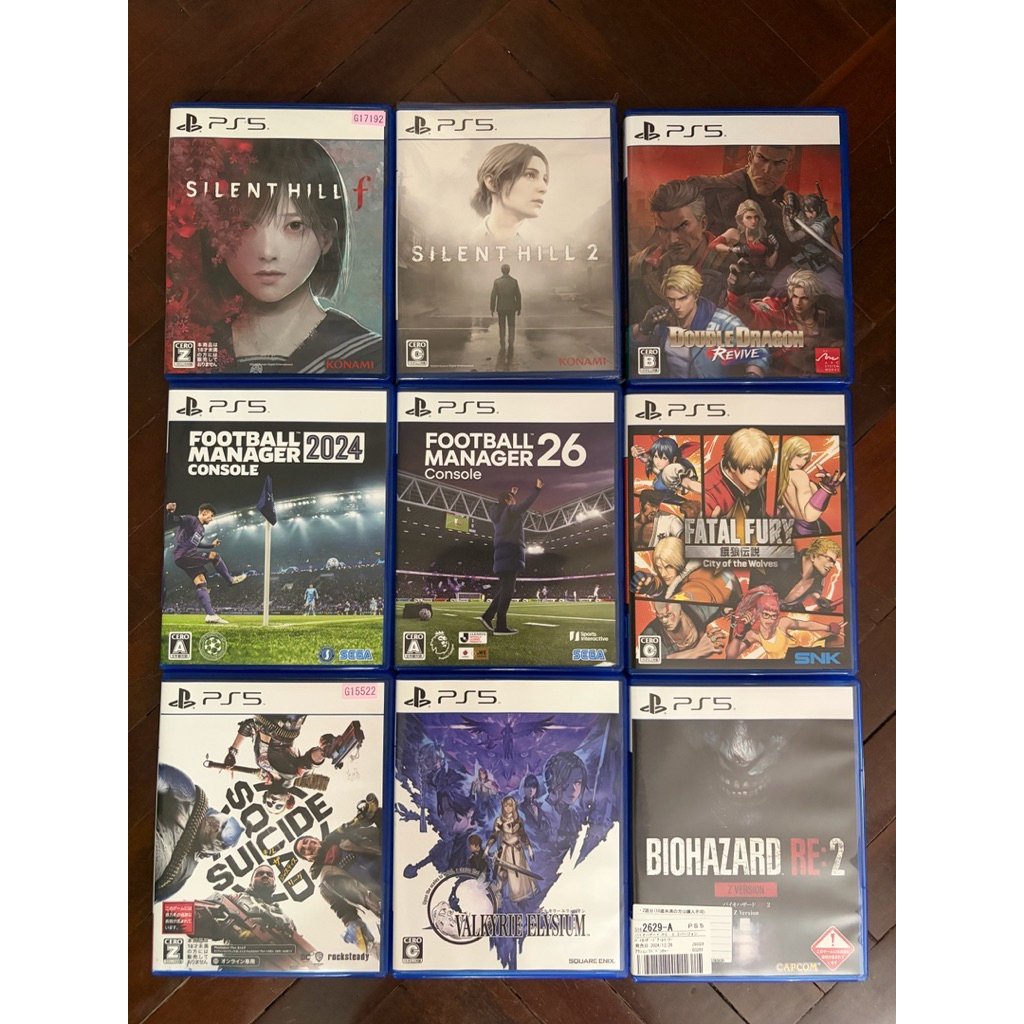 ps5 Silent hill f - 2hd / Dragon Quest 1-2 3 / FM 2026 / Double Dragon / FC 25 24 และอื่นๆสวยๆสภาพให