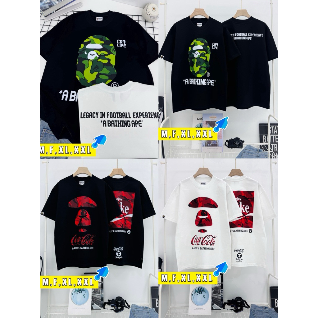 เสื้อยืดงานแบรนด์  Cotton 100%  อก40-54