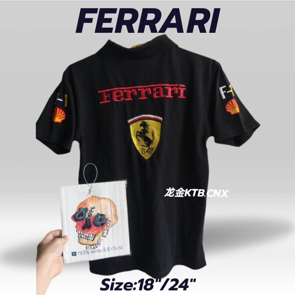เสื้อFerrariแท้มือสองญี่ปุ่น
