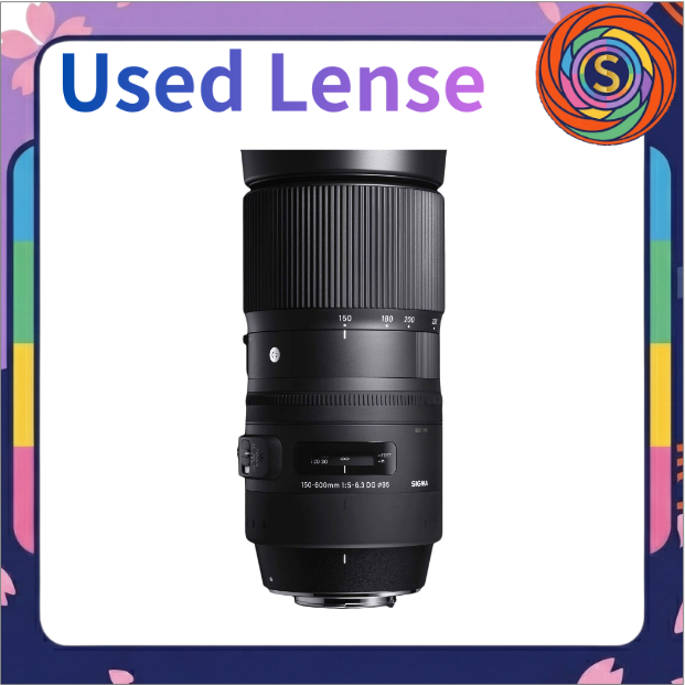 【Secondhand】Sigma 150-600mm F5-6.3 DG OS HSM Contemporary Super Telephoto Zoom Lens Canon EF Mount F