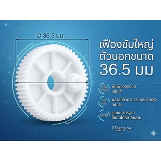 อะไหล่กระปุกส่ายเฟืองพัดลม เฟืองใหญ่ เฟืองเล็ก เเกนเฟือง สปริง ครบชุด รุ่นกระปุกส่ายฮาตาริ16-18นิ้ว รุ่นท้ายยาว