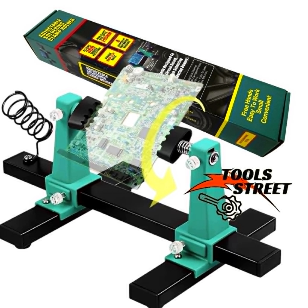 ฐานยึดเชื่อมแผงวงจร แท่นจับแผ่น PCB ฐานยึดเสริมหัวแร้งบัดกรี ขาตั้งปากกา ปรับได้ สำหรับงานประกอบและซ่อมแผ่นวงจร