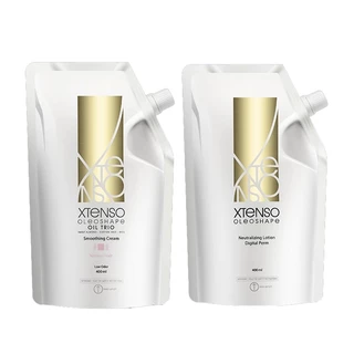 แท้ LOREAL X-Tenso 400ML×2 ครีมยืดผม ลอรีอัล น้ำยาโกรกสำหรับยืด ชุดครีม ยืดผม เหมาะกับทุกสภาพเส้นผม