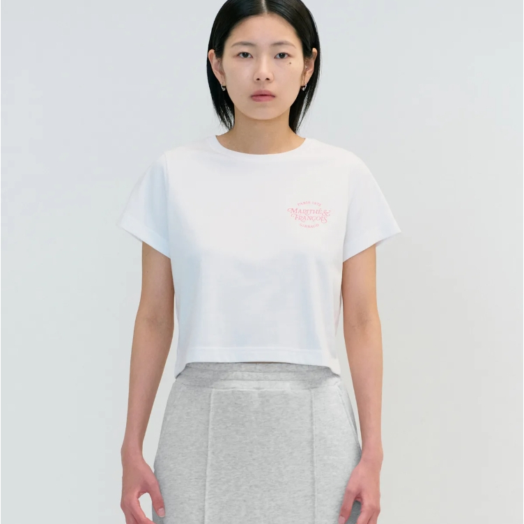 Marithe Francois Girbaud W Aerocool Mellow Crop Tee (White)