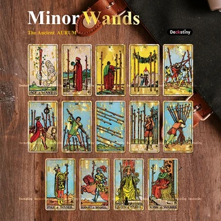 The Ancient Aurum Tarot 78 cards by Deckstiny (ไพ่แท้100%)