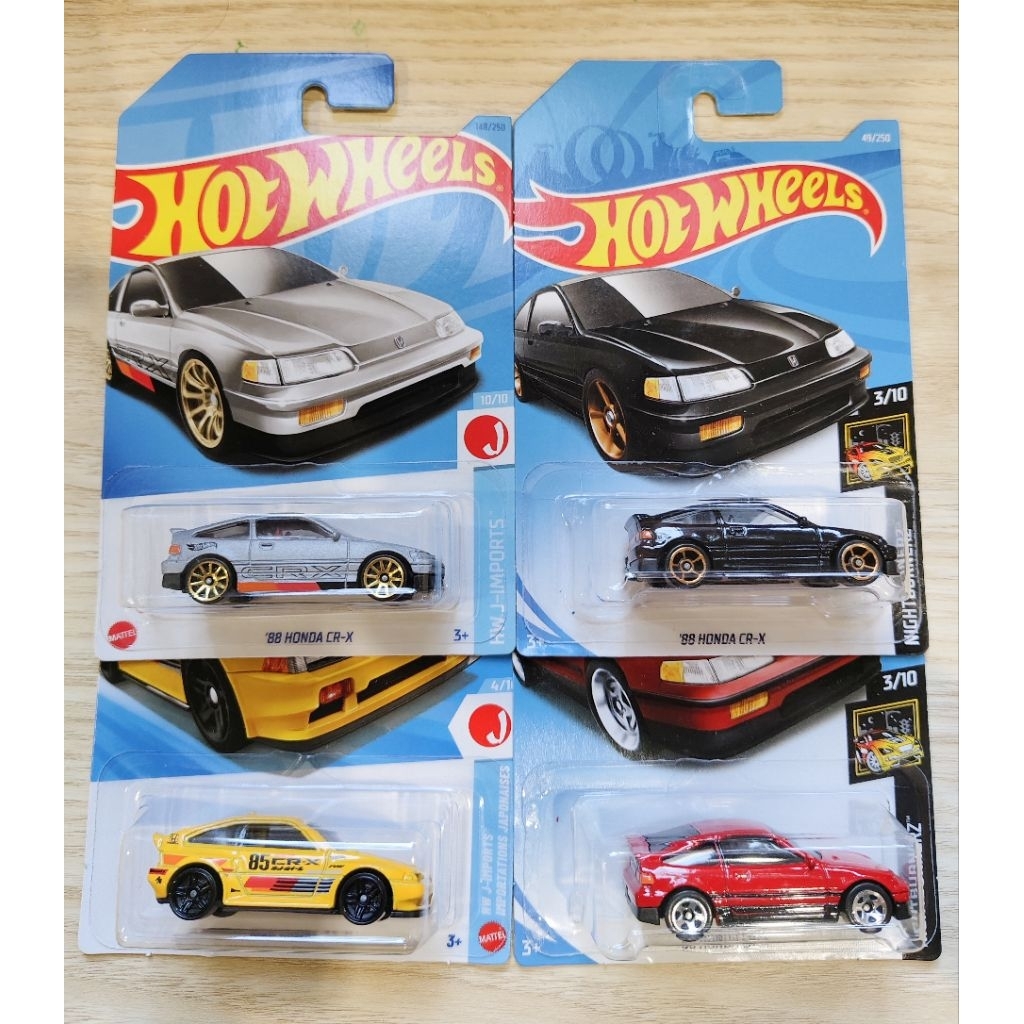 Hotwheels ฮอตวีล Honda crx 1:64