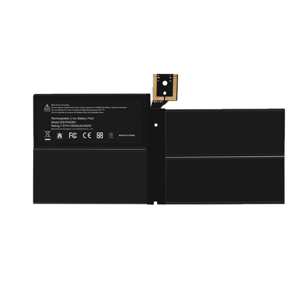 New G3HTA038H DYNM02 Laptop Battery For Microsoft Surface Pro 5 1796 Series Tablet 7.57V 45Wh/5940mA