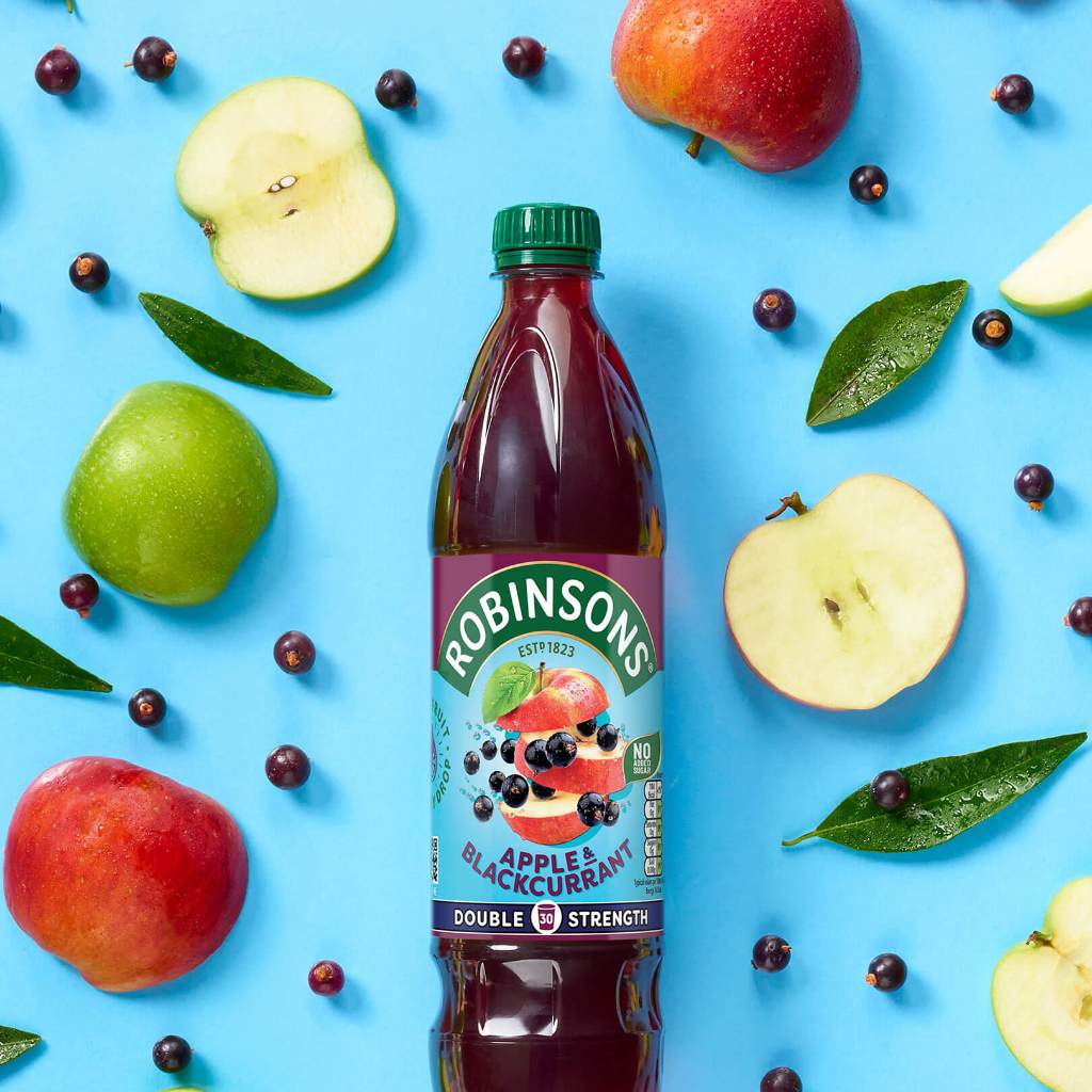 Robinsons Double Strength Apple & Blackcurrant 750ml (08/26)