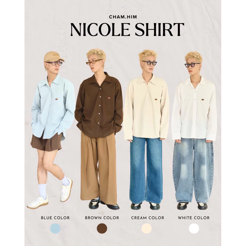 Cham.him Nicole Shirt (นิโคล)👔