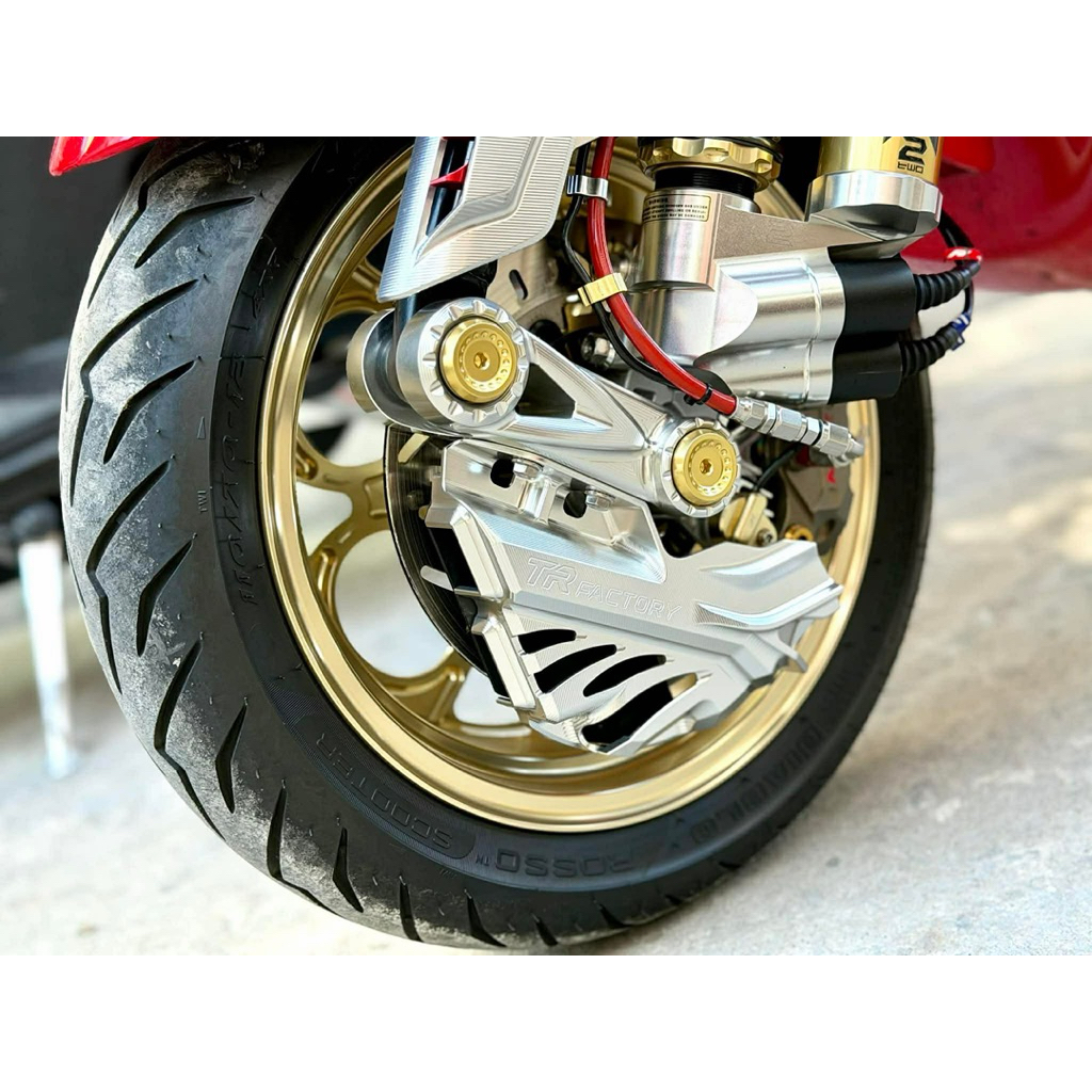 TR Factory ดักลม V3 สำหรับ นิว Vespa ใช้ได้กับอาร์มหน้า 1O1 Factory / Stage6 / TR Factory อลูมิเนียม