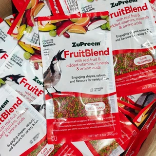 3 ซอง อาหารนกซูพรีม ไซส์ s อาหารนกกรงหัวจุก ZuPreem FruitBlend 100g