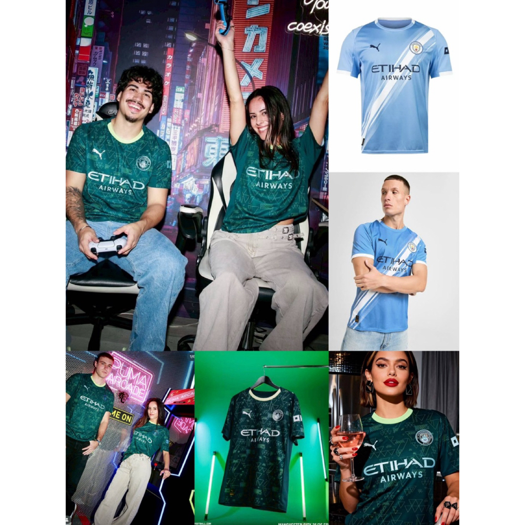 [พร้อมส่ง] ⚽ เสื้อฟุตบอลแมนเชสเตอร์ ซิตี้ ⛵️🩵 (Man•chester•City) New Collection