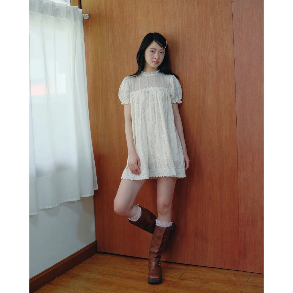 STYLIST x Brinkkty -Blouses-Bella Lace-009  - เดรสลูกไม้แขนตุ๊กตา thumbnail 5