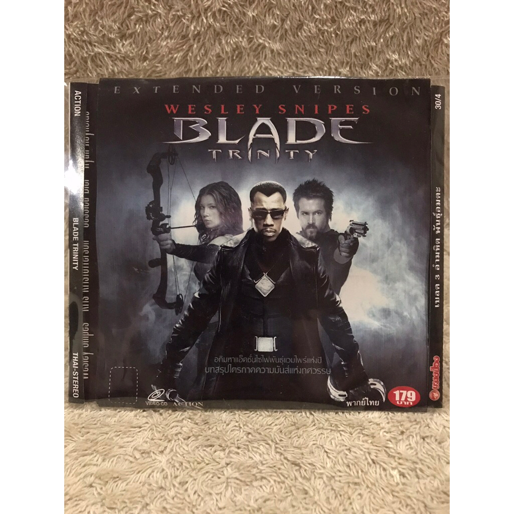 VCD Movie Blade Trinity (2004) (Action ) วีซีดีหนัง เบลด3 อำมหิต พันธุ์อมตะ  (พากย์ไทย)