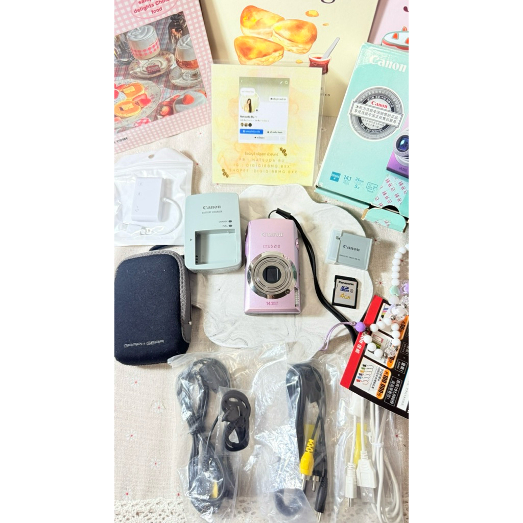 ตัวที่5📸canon ixus 210 / ixy10s  📸 pink full box📦