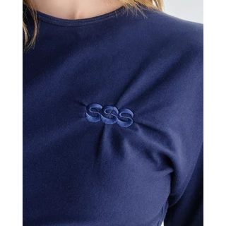 STUDIO UNKNOWN - SSS01 Riley Cinched Top เสื้อยืดตกแต่งปักจับจีบบริเวณช่วงอก
