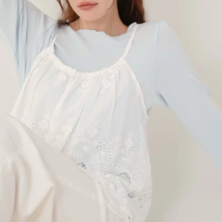 FLASHMARBLE - CAMELLIA LAYERED TOP (2 PCS)