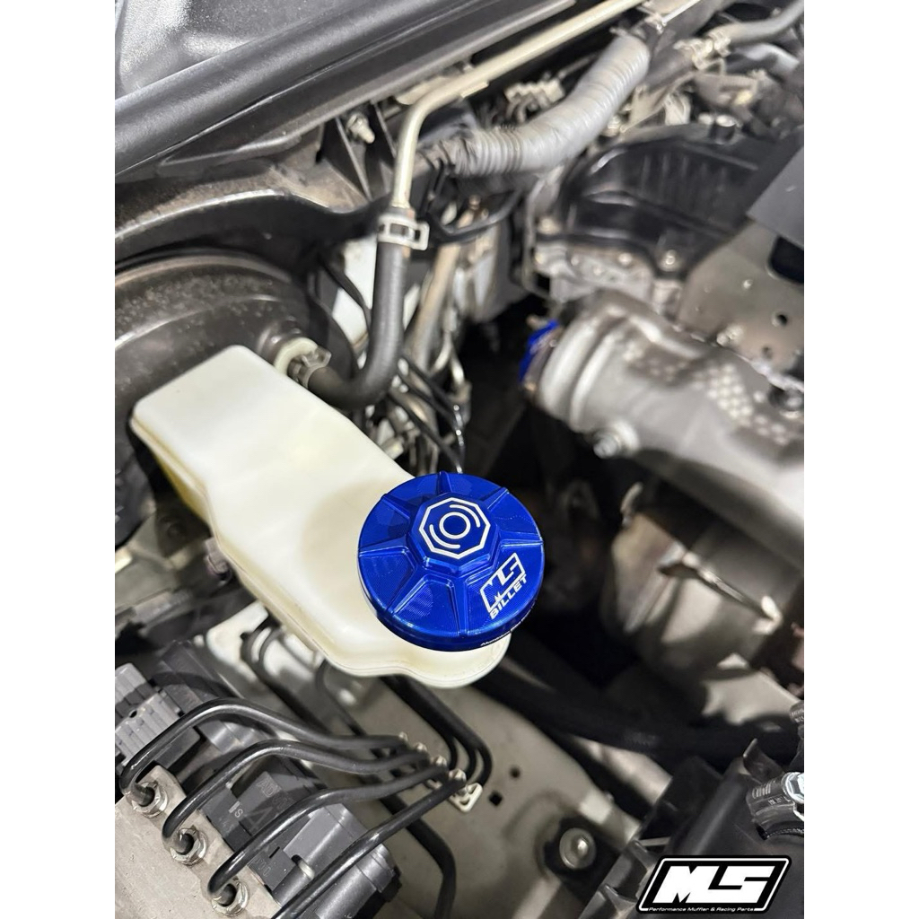 ⚙️✅ครอบฝากระปุกนำ้มันเบรค Billet เม้งซัง🔥MS Thailand🇹🇭ตรงรุ่น🛻TOYOTA 1GD/2GD Revo/New Fortuner ปี16-26💨