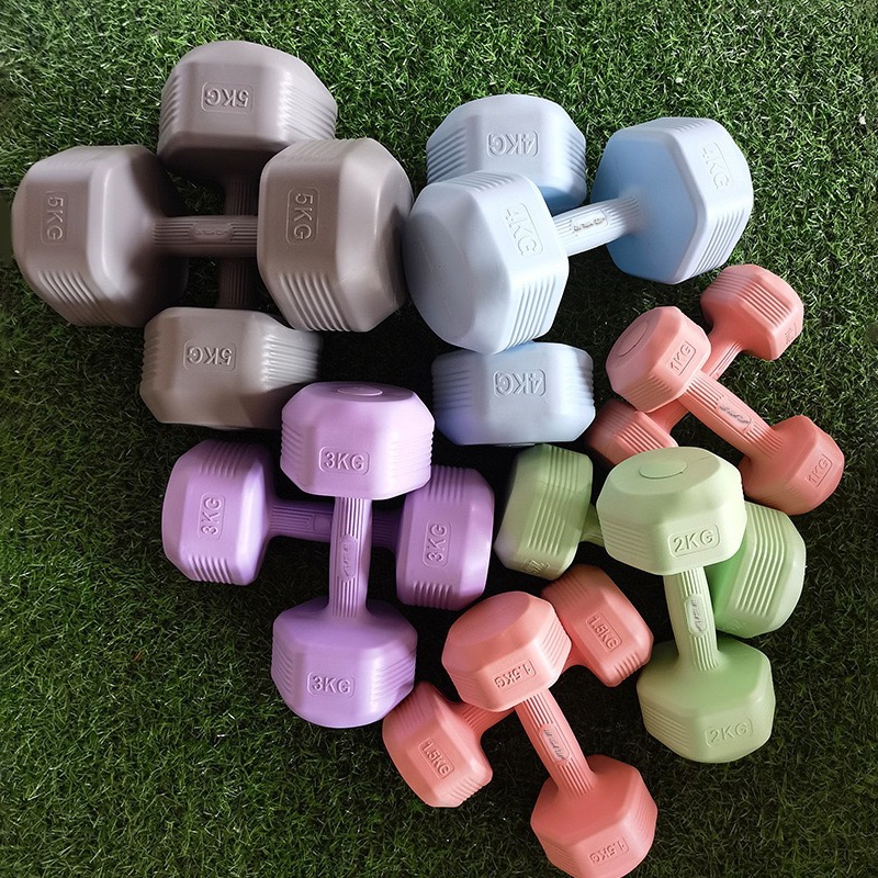 ANGTOPดัมเบล 5 kg(1คู่) ดัมเบลผู้หญิง 1kg/1.5kg/2kg/3kg/4kg dumbbell ลดน้ําหนัก ยกน้ําหนัก ดัมเบลยาง รูปที่ 7