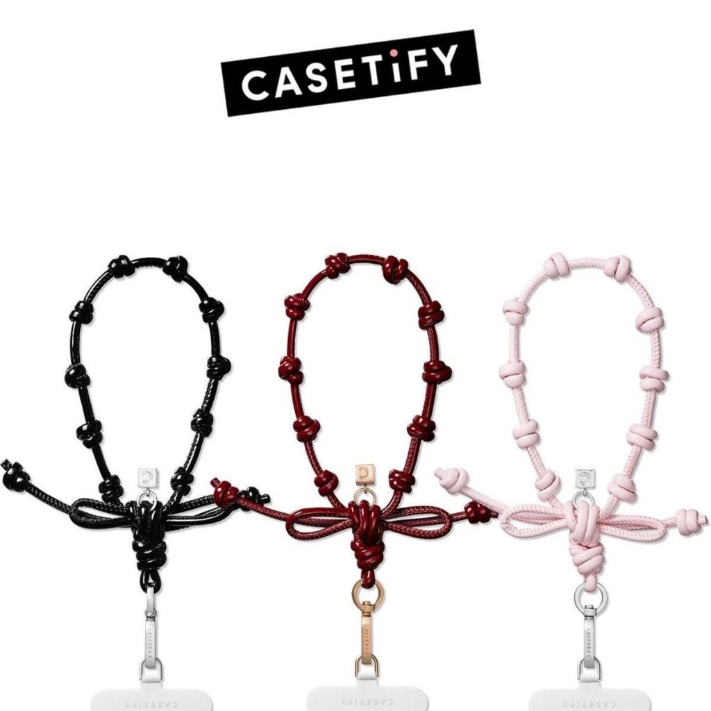 CASETiFY high-end bow tie mobile phone wristband collaboration flower multi-functional hanging chain, hanging rope, hang