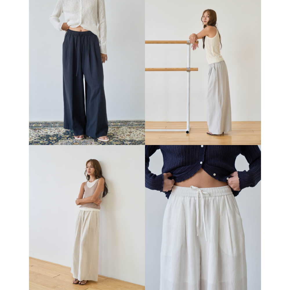 Joji pants กางเกงขายาวเอวยางยืด