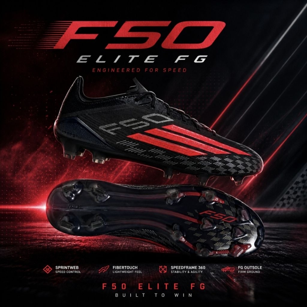 ADIDAS F50 ELITE FG IMMORTAL DNA ตัวท็อป ของแท้100%