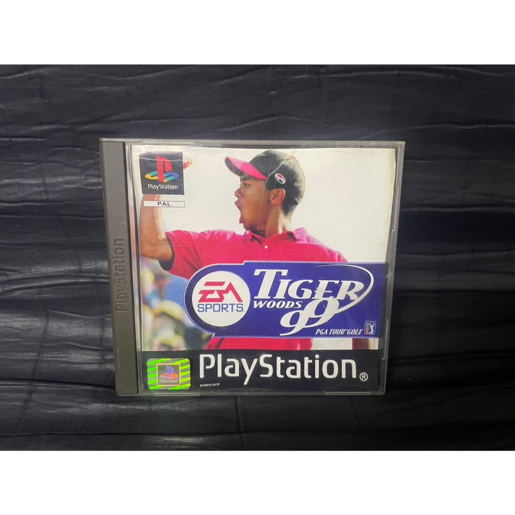 แผ่นเกมส์ PS1 Game : Tiger Woods 99 PGA Tour Golf : PS1 PAL