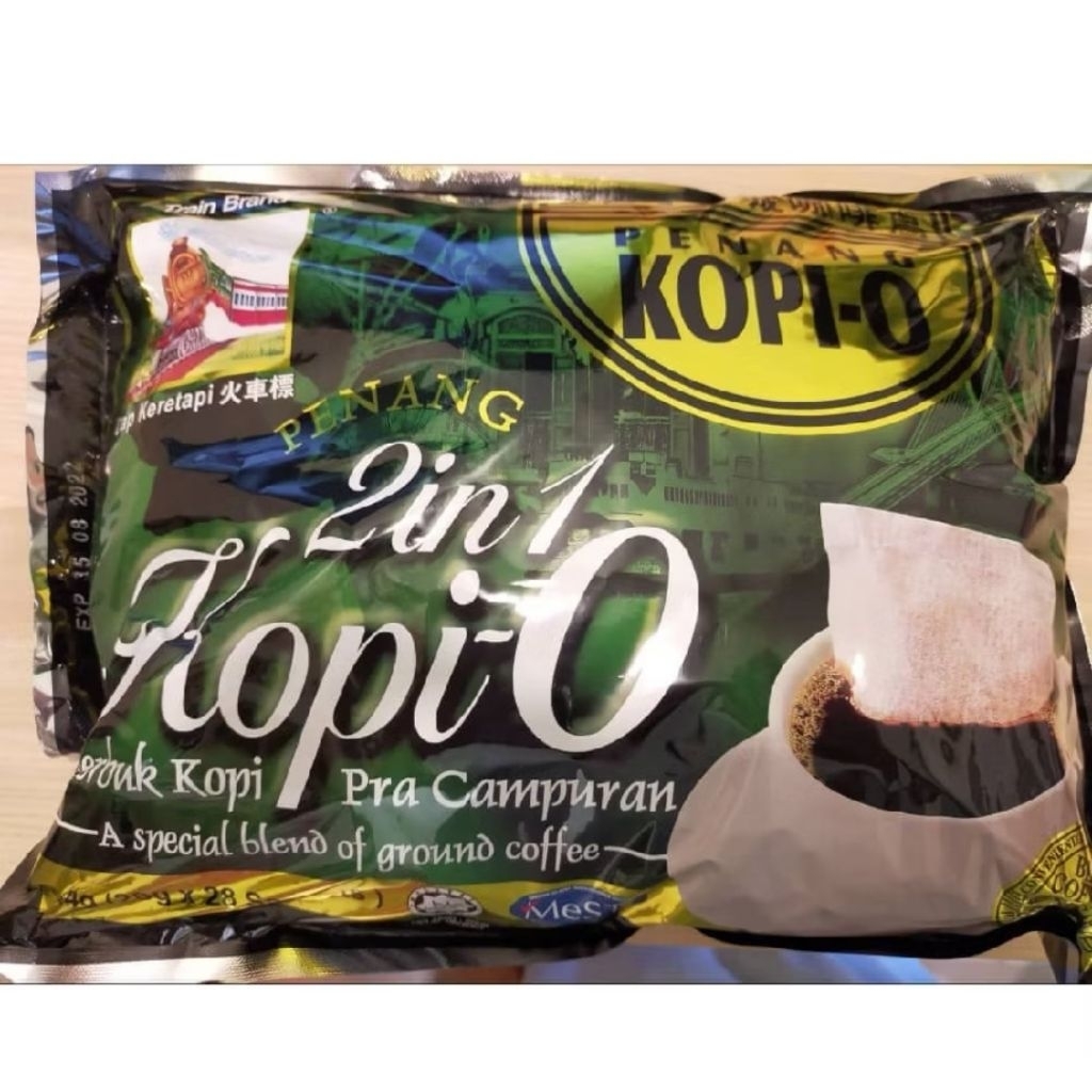 กาแฟดำ 2in1 PENANG Kopi-O(25g*25ซอง)