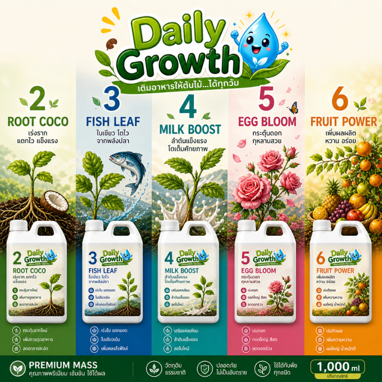 set x 5 Daily Growth เติมอาหารต้นไม้ ได้ทุกวัน