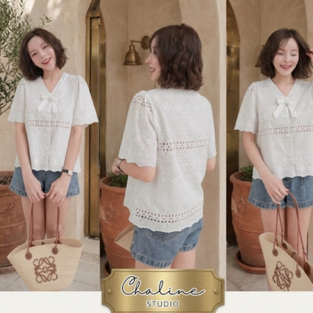 CLS | CHALINE🔖 เสื้อลูกไม้น่ารักๆฟิลคุณหนู