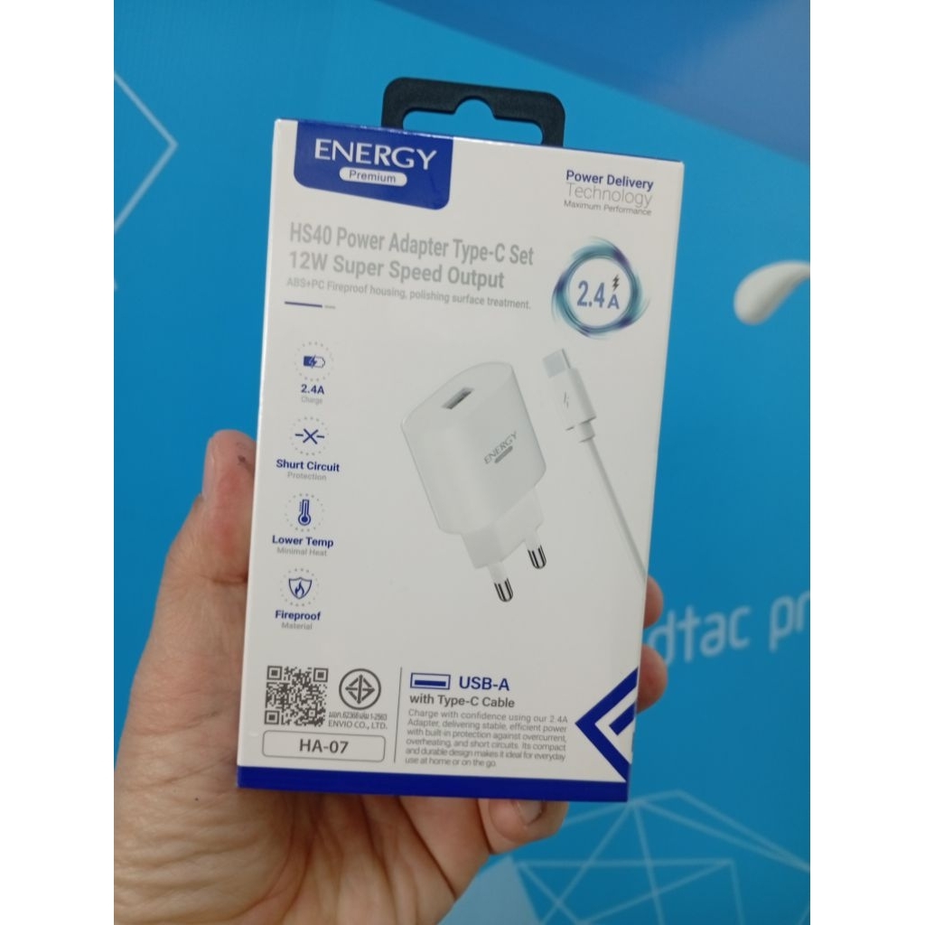 สายชาร์จ หัวพร้อมสาย TYPE-C / 2.4A