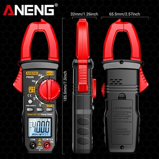 Aneng PN200/ แคลมป์มิเตอร์ดิจิทัล DC/AC 600A กระแสไฟ / มัลติมิเตอร์ แอมมิเตอร์ / ทดสอบแรงดันไฟฟ้า Hz