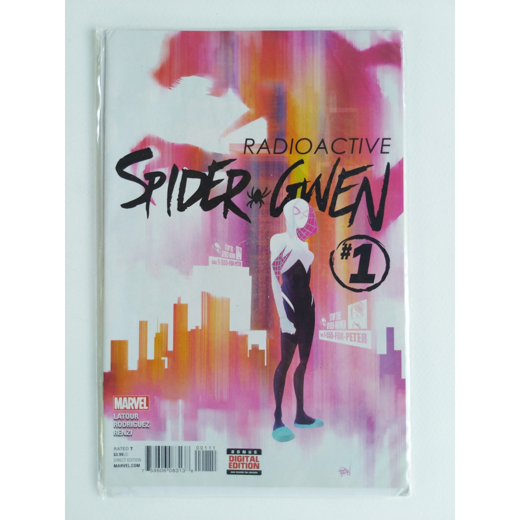 หนังสือการ์ตูน Marvel Comics เรื่อง Spider-Gwen #1 (2015) ภาษาอังกฤษ