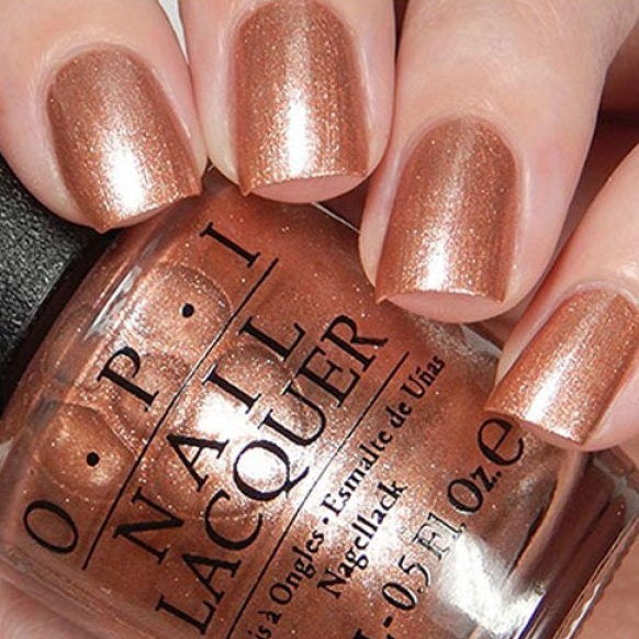 พร้อมส่ง OPI - Worth a Pretty Penne ยาทาเล็บโทนชิมเมอร์คอปเปอร์ น้ำตาลทองแดงระยิบ แท้ 💯%
