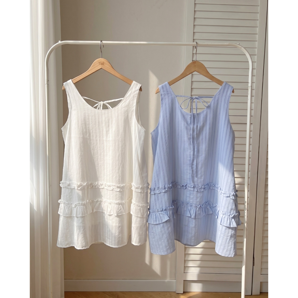 Bloom Dress เดรสแขนกุดน่ารัก Miladi