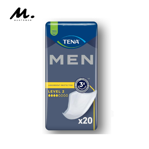 Tena Men Incontinence Protector ผ้าอนามัยผู้ชาย ไม่รั่วซึม แผ่นซับปัสสาวะ สำหรับผู้ชาย ปกป้องอย่างแนบเนียนทุกวัน
