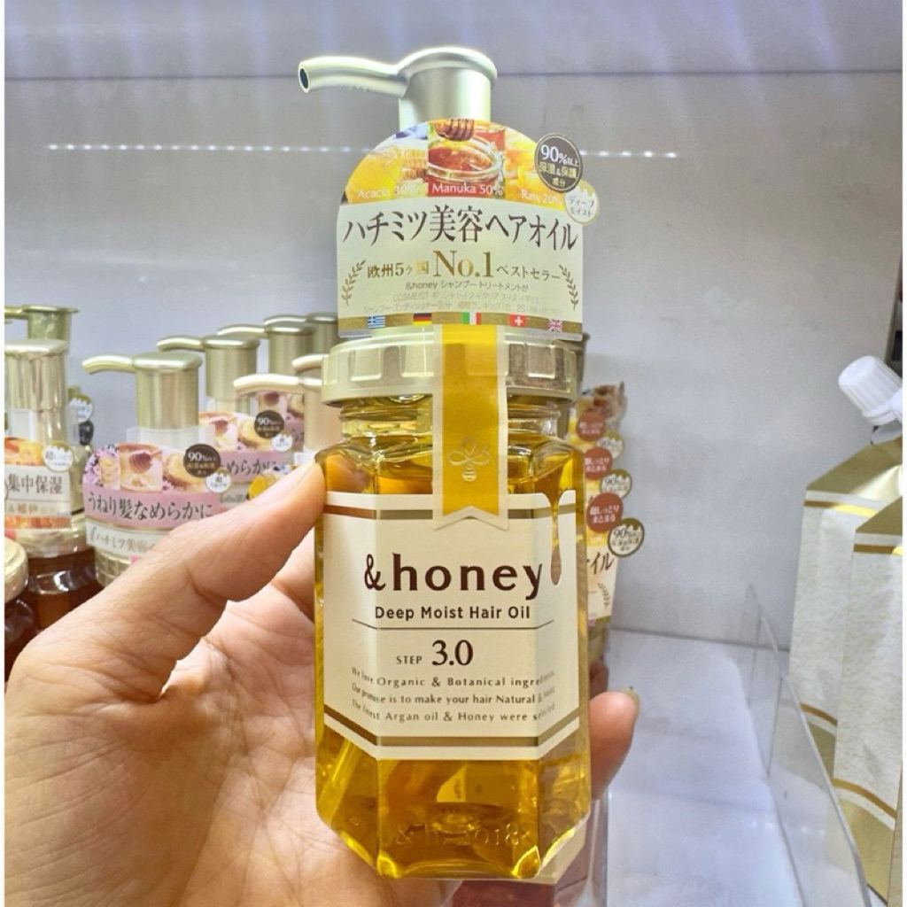 พร้อมส่ง !! ออยล์บำรุงผมตัวดังจากญี่ปุ่น &honey Deep Moist Hair Oil 3.0 แท้จากญี่ปุ่น
