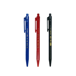 (50 ด้าม) ปากกา ปากกาลูกลื่น 1.0 มม Tex Mc 228 STD เส้นใหญ่ เขียนลื่น ถูกใจเก๋า
