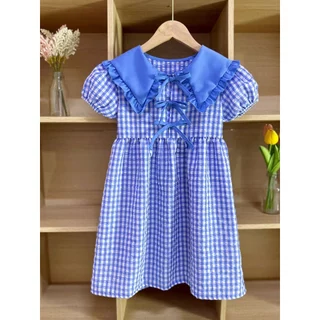Little Blue Sky ชุดลูกสาวOnlyboo เดรสสีฟ้าน่ารักสดใส ใส่วันแม่