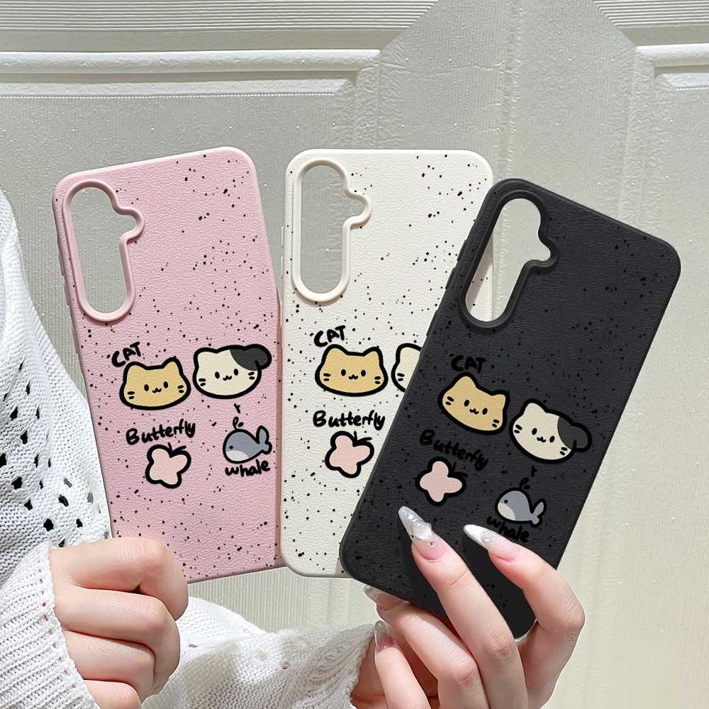 เคส for Samsung A55 A26 A27 A37 A57 A07 A36 A16 A06 A17 A56 5G A05S A15 A35 A53 A54 A34 S25 Ultra S24 FE เคสโทรศัพท์หนัง