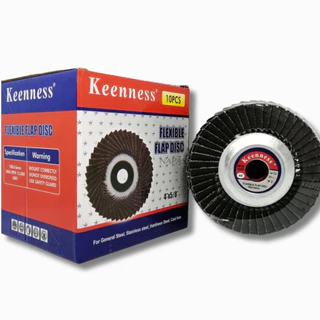 ผ้าทรายเรียงซ้อนหลังอ่อน 4 นิ้ว Flexible Flap Disc ขัดเรียบ เนียน ไม่กินเนื้อชิ้นงาน พร้อมส่ง