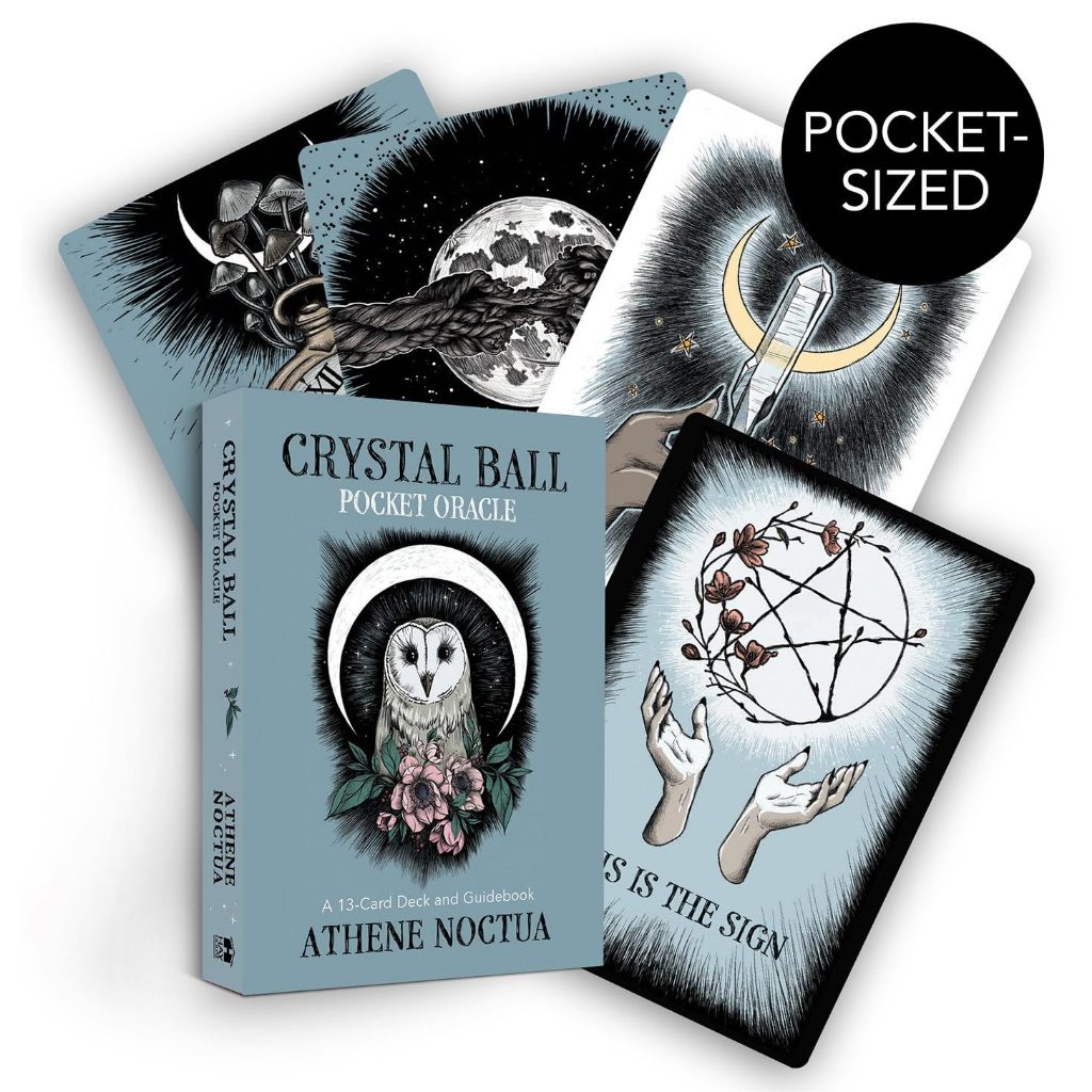 ✨พร้อมส่งแท้💯Crystal Ball Pocket Oracle: A 13-Card Deck and Guidebook🔮ไพ่ออราเคิล