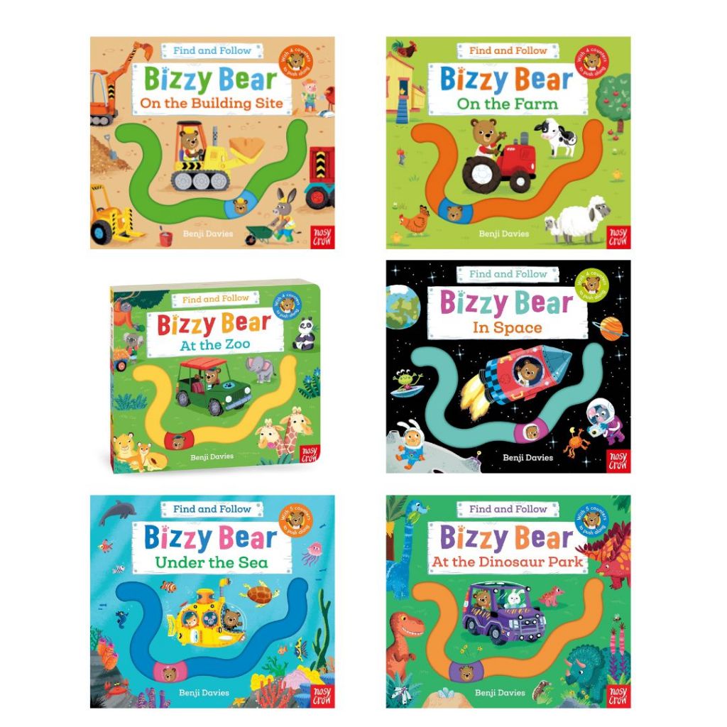 Nosy Crow: Bizzy Bear Find and Follow Series