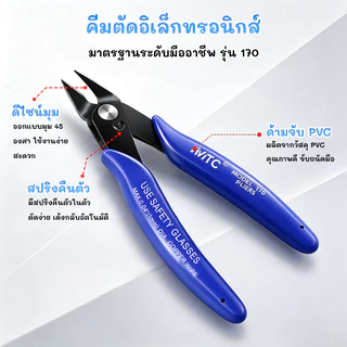 กรรไกรตัดลวดกำมะหยี่ DIY คมพิเศษ ตัดง่าย ไม่บี้ ไม่รุ่ย เหมาะทำช่อดอกไม้ งานฝีมือ อุปกรณ์ DIY คุณภาพดี