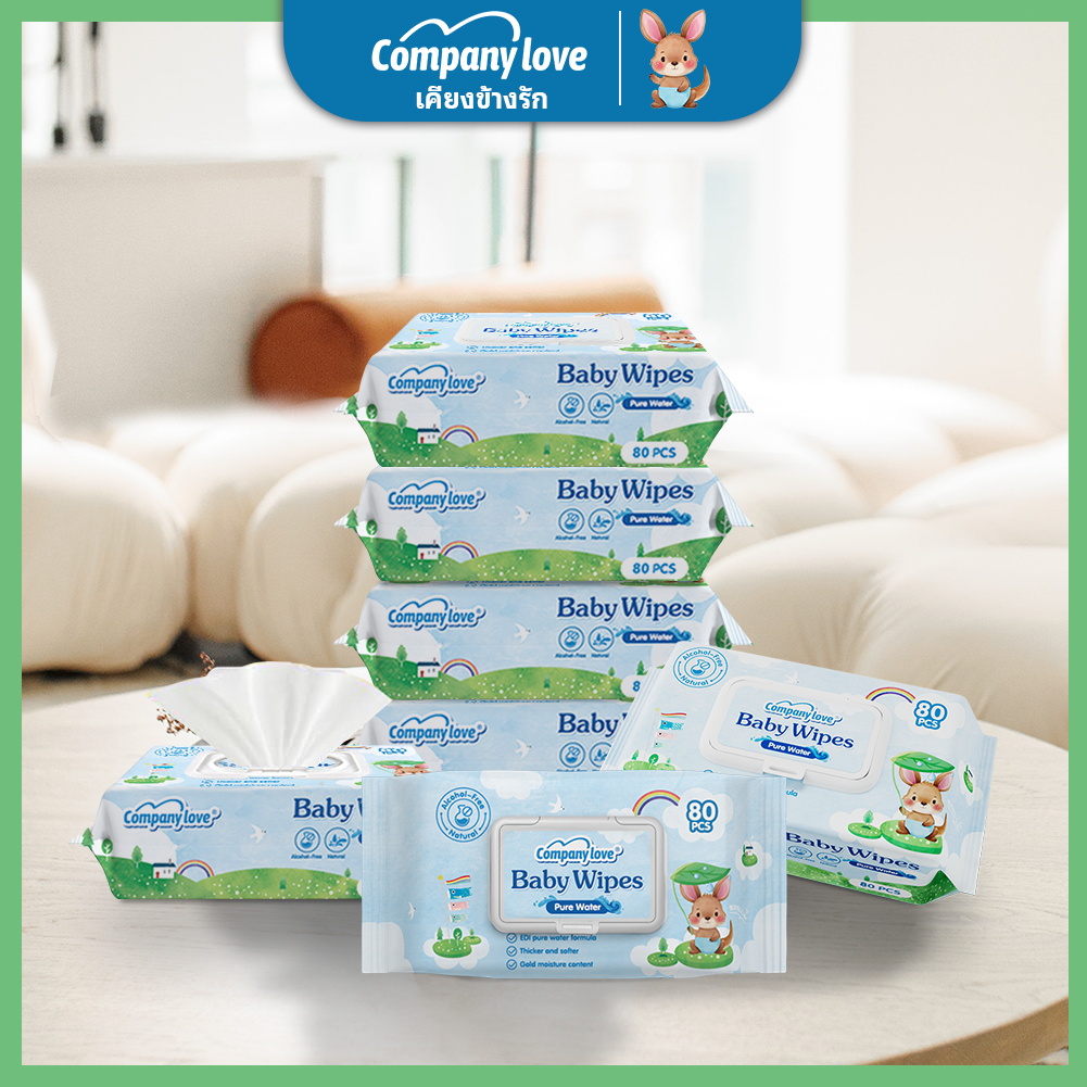 【 ราคาขายส่ง 】Company Love ทิชชู่เปียก 400 แผ่น Baby wipes กระดาษทิชชู่เปียก ถูกที่สุด ทิชชู่ เปียก ไซส์มินิ พกไปไหนก็ได ราคา ถูกที่สุด ดีลบีเคเค แกลเลอรีภาพที่ 4