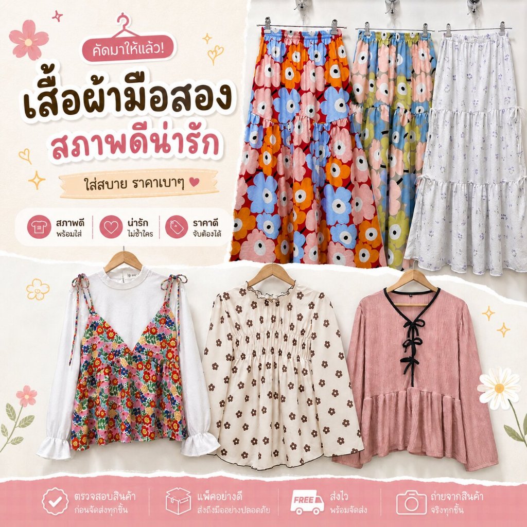เสื้อมือสอง กางเกง เสื้อมือ2ญี่ปุ่น เสื้อมือ2 สภาพดี  ใส่2-3ครั้ง บางตัวไม่เคยใส่