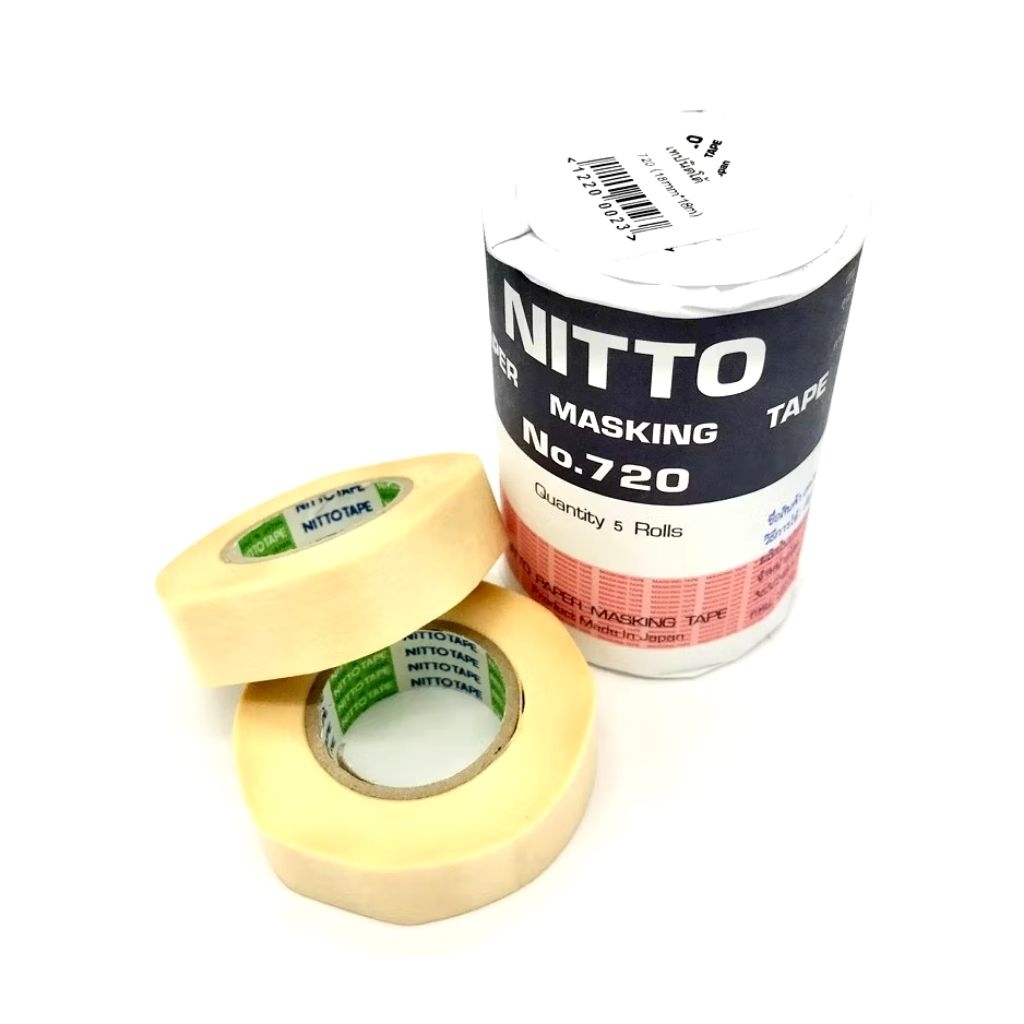 NITTO Paper Masking Tape No.720 นิตโต้เทป กระดาษกาวนิตโต้