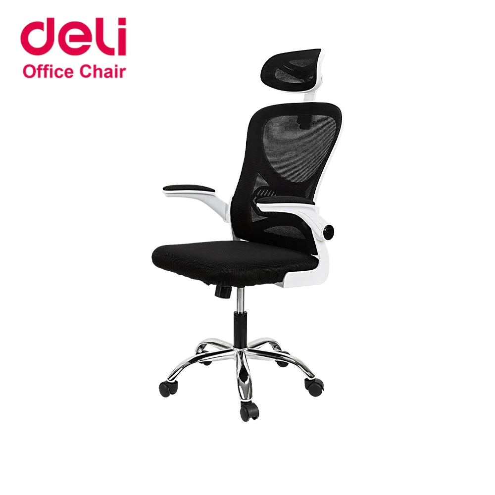 [ฟรีเบาะ]Deli เก้าอี้ออฟฟิศ เก้าอี้สำนักงาน พนักพิงศรีษะ2D ปรับเอน ปรับความสูงได้ Office Chair