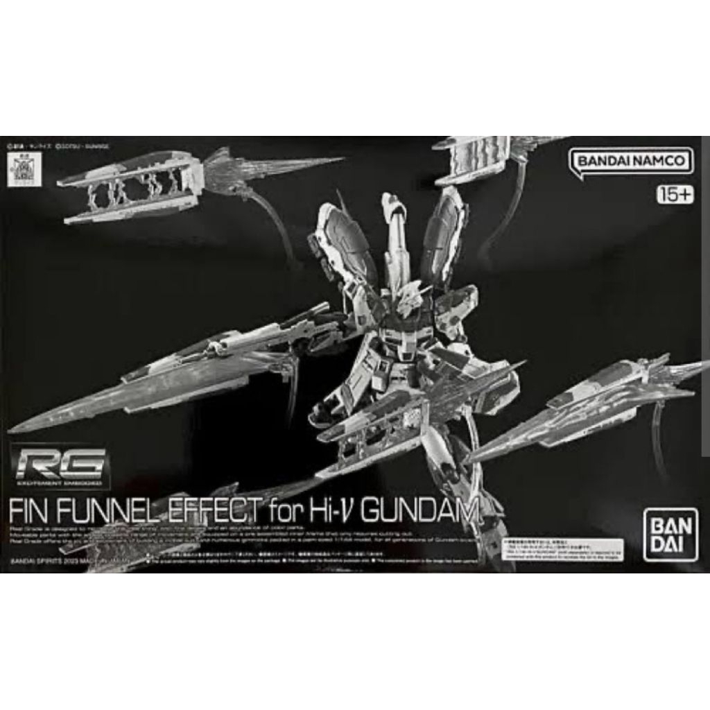 RG 1/144 Fin Funnel Effect set for RX-93 Hi-Nu/Nu gundam